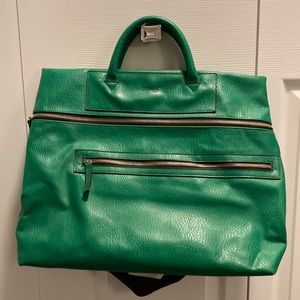 Vintage Matt & Nat vegan leather satchel. Has shoulder strap/original key chain